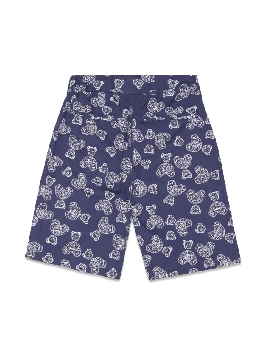 Palm Angels Kids Patterned Chino Shorts