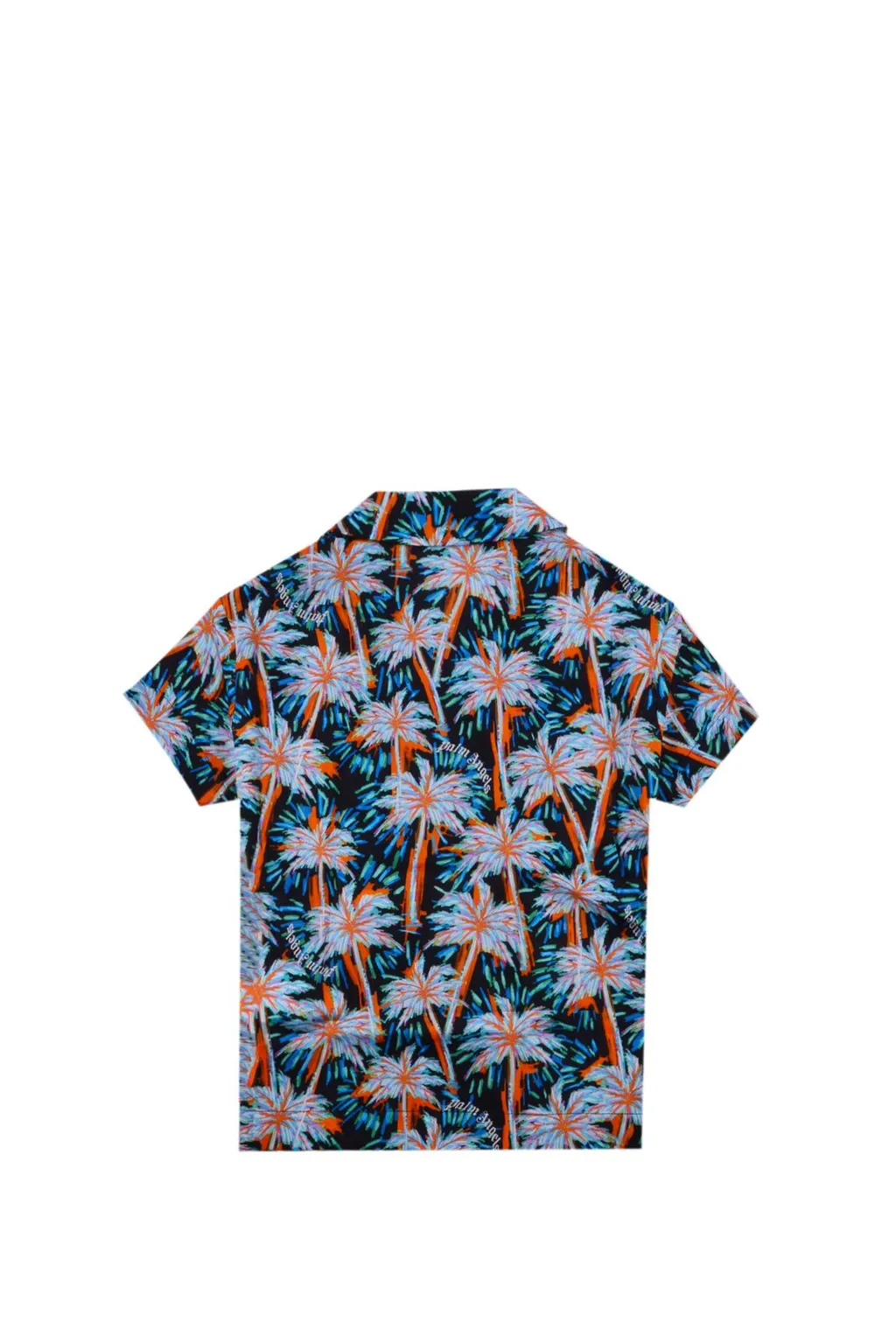Palm Angels Kids Short-Sleeved Palms Bowling Shirt