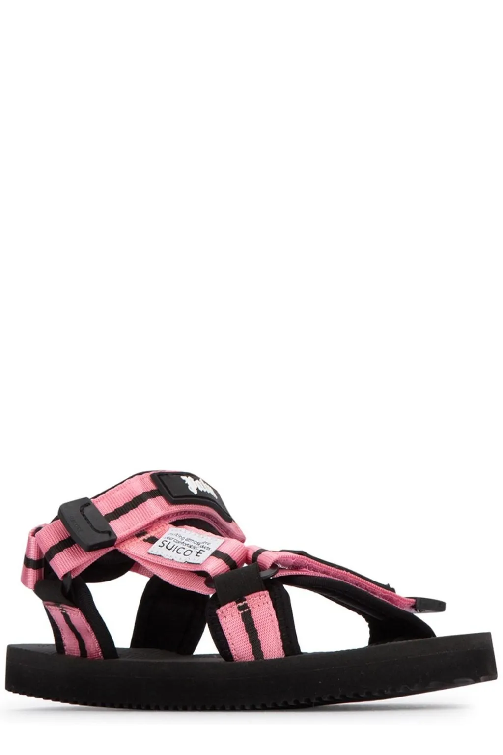 Palm Angels Kids Logo Patch Open Toe Sandals