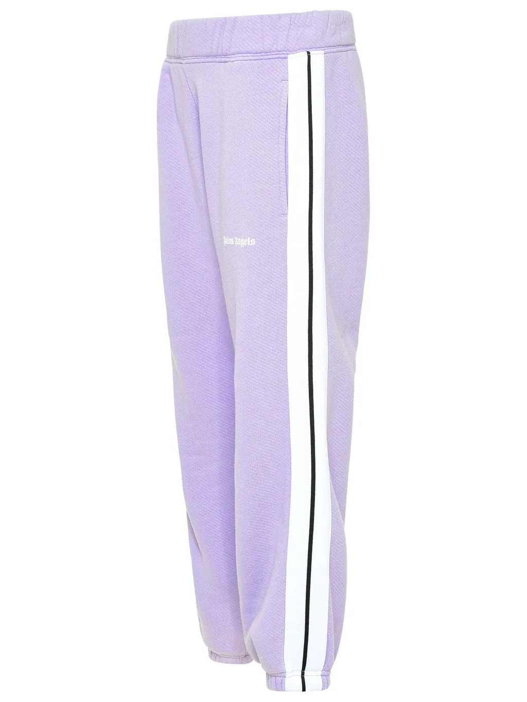 Palm Angels Kids Logo Printed Straight Leg Trousers