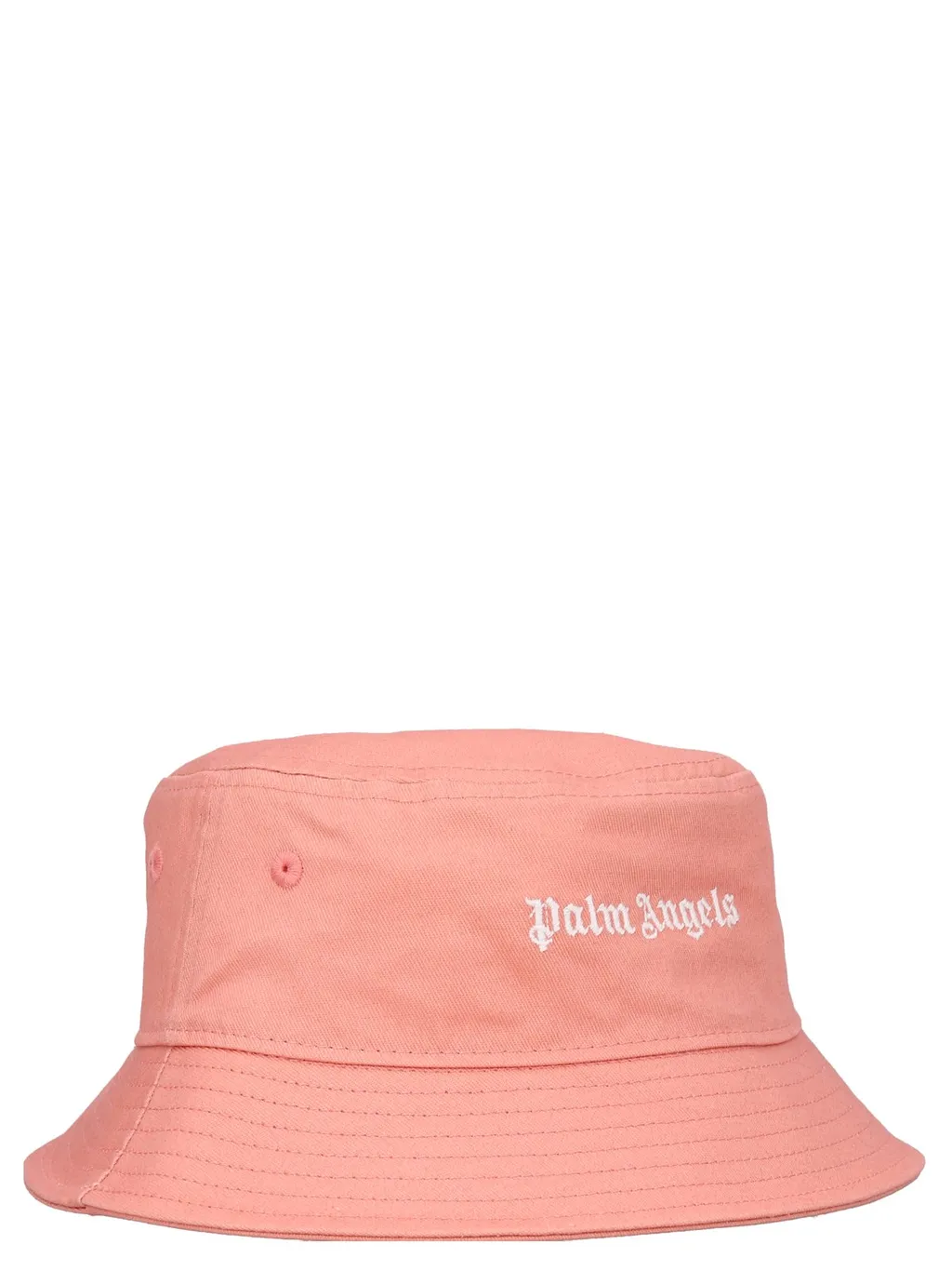 Palm Angels Kids Logo Embroidered Bucket Hat