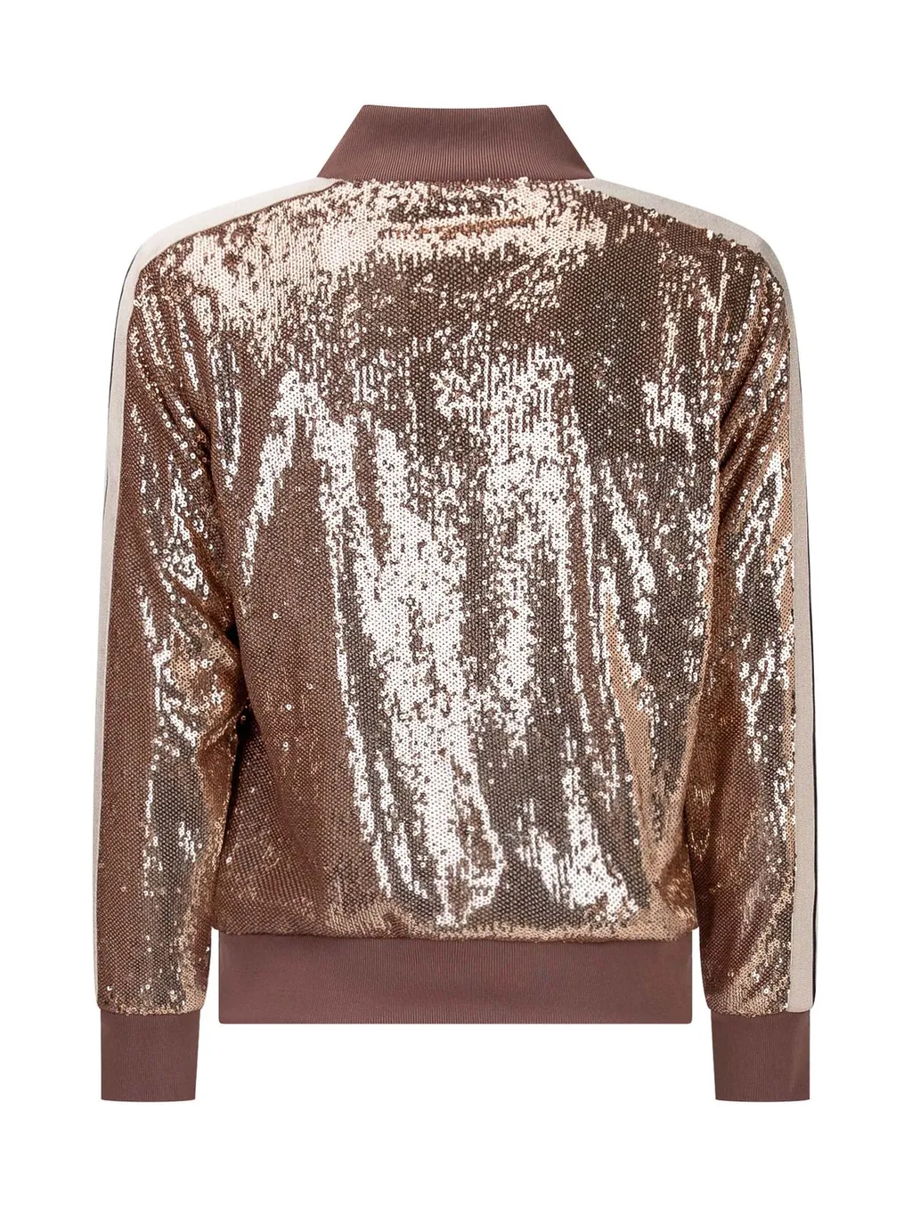 Palm Angels Kids Zip-Up Sequinned Bomber Jacket