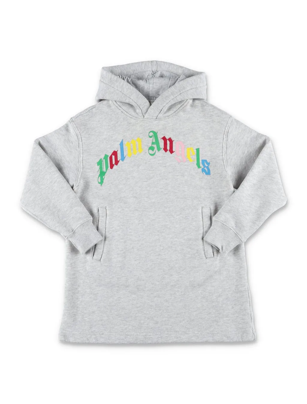 Palm Angels Kids Logo Printed Hoodie Dress