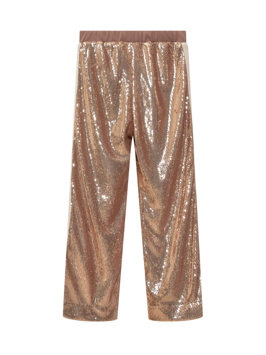 Palm Angels Kids Sequin-Embellished Straight-Leg Trousers