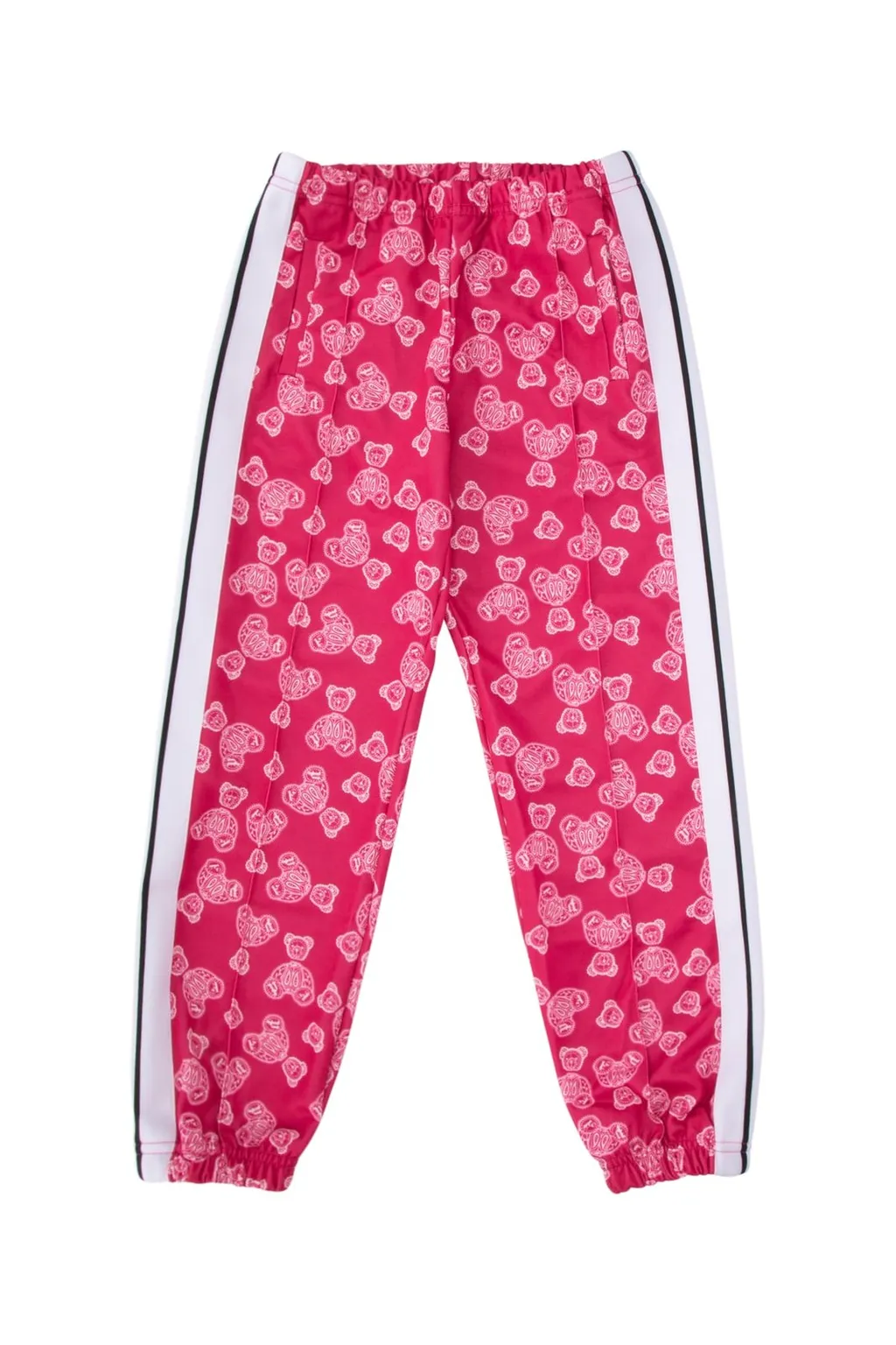 Palm Angels Kids Teddy Bear-Printed Elasticated Waist Track Pants