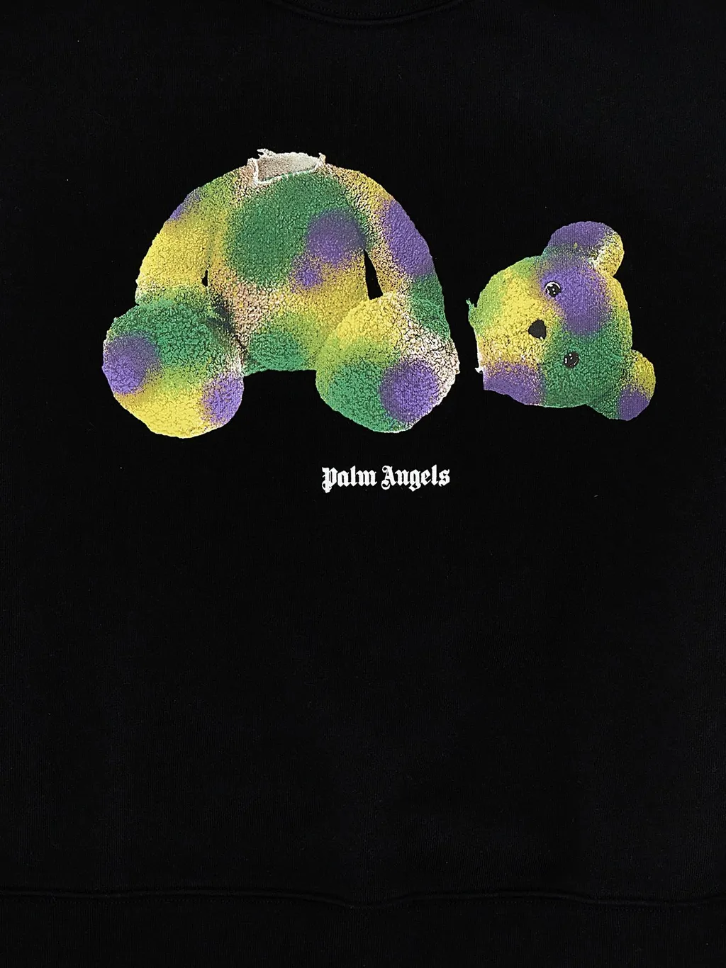 Palm Angels Kids Bear-Printed Crewneck T-Shirt
