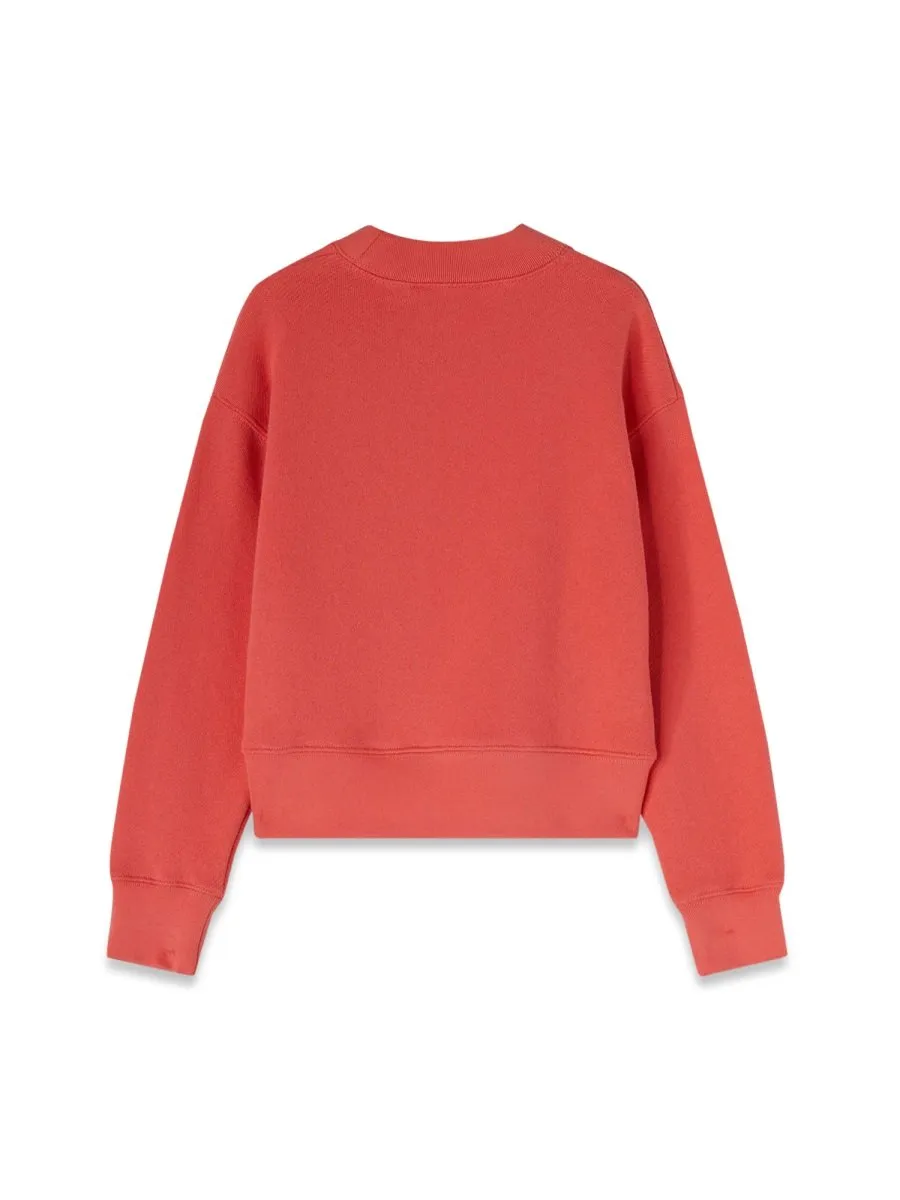 Palm Angels Kids Logo Printed Crewneck Sweatshirt