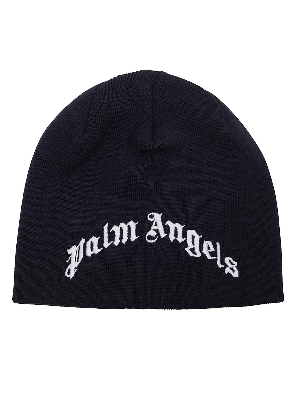 Palm Angels Kids Logo Embroidered Beanie
