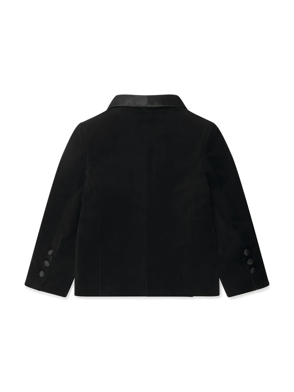 Patachou Handkerchief Detailed Velvet Party Blazer