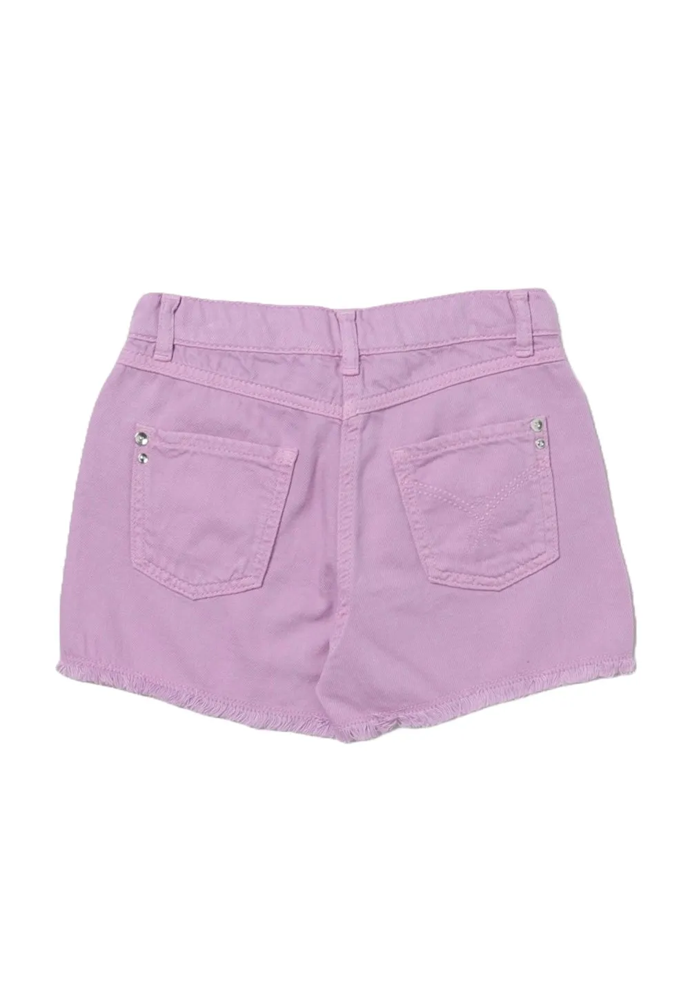 Patrizia Pepe Girl Fringed Hem Shorts