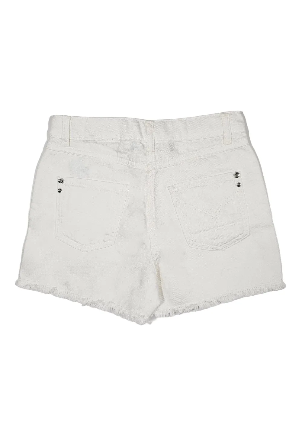 Patrizia Pepe Girl Fringed Hem Shorts
