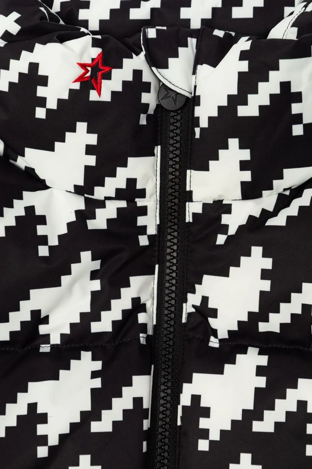 Perfect Moment Kids Houndstooth Puffer Jacket