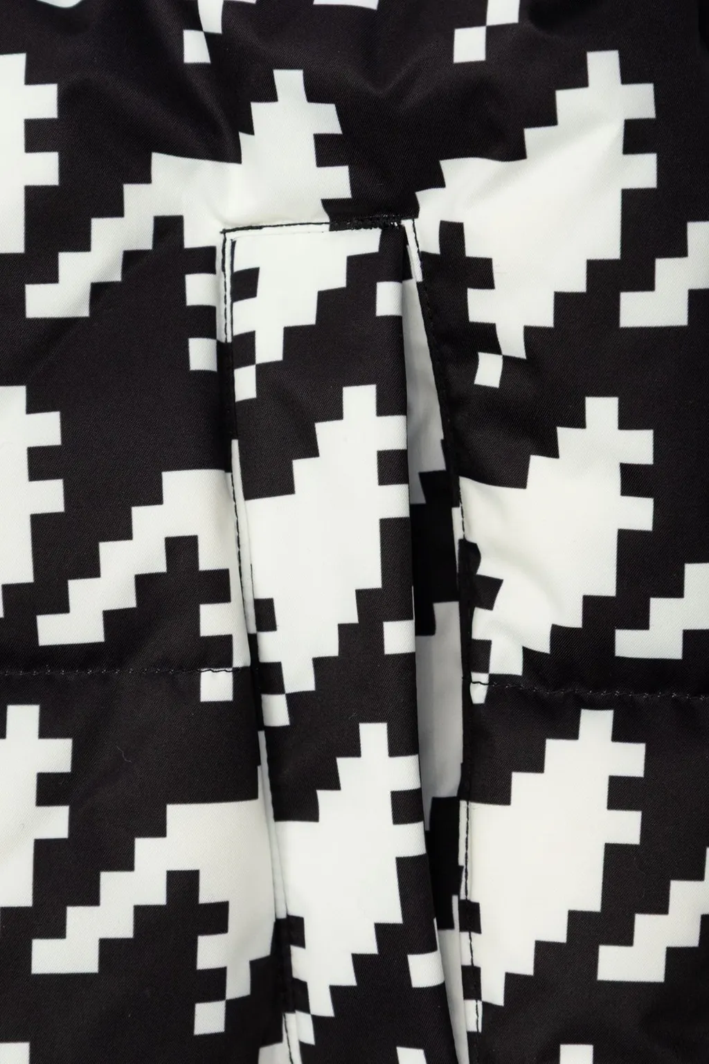 Perfect Moment Kids Houndstooth Puffer Jacket