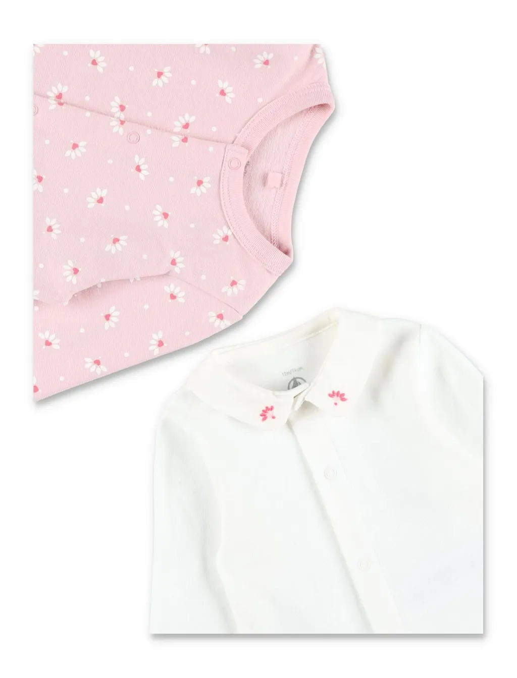 Petit Bateau Heart Print Fleece Tracksuits