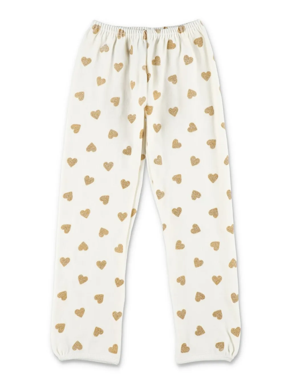 Petit Bateau Glitter Heart Print Pyjamas
