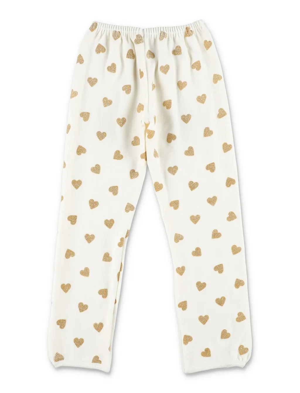 Petit Bateau Glitter Heart Print Pyjamas