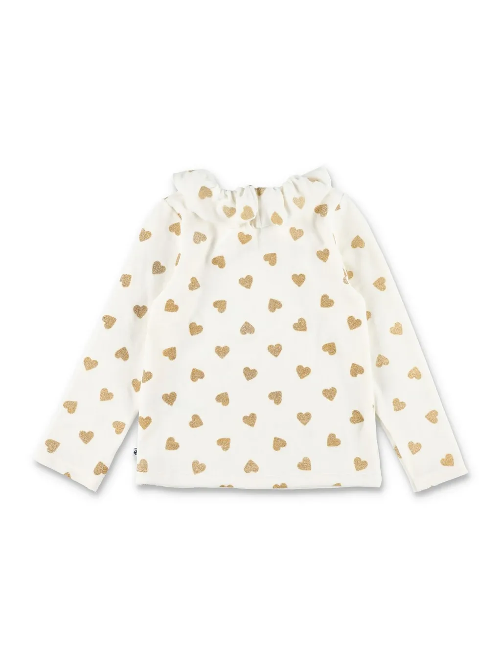 Petit Bateau Glitter Heart Print Pyjamas