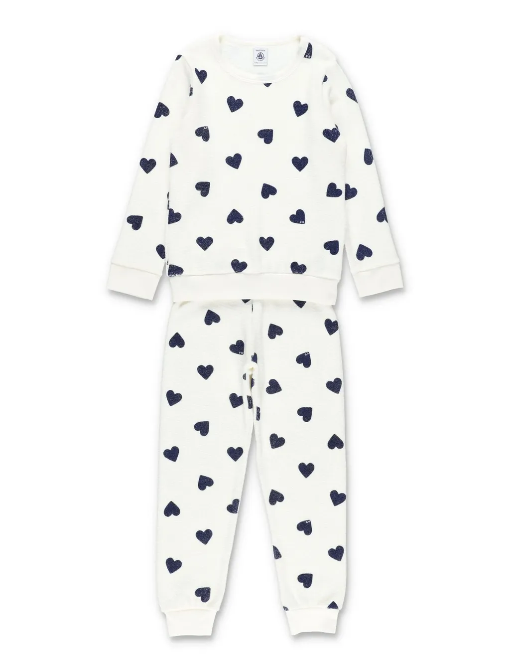 Petit Bateau Heart Print Pyjamas