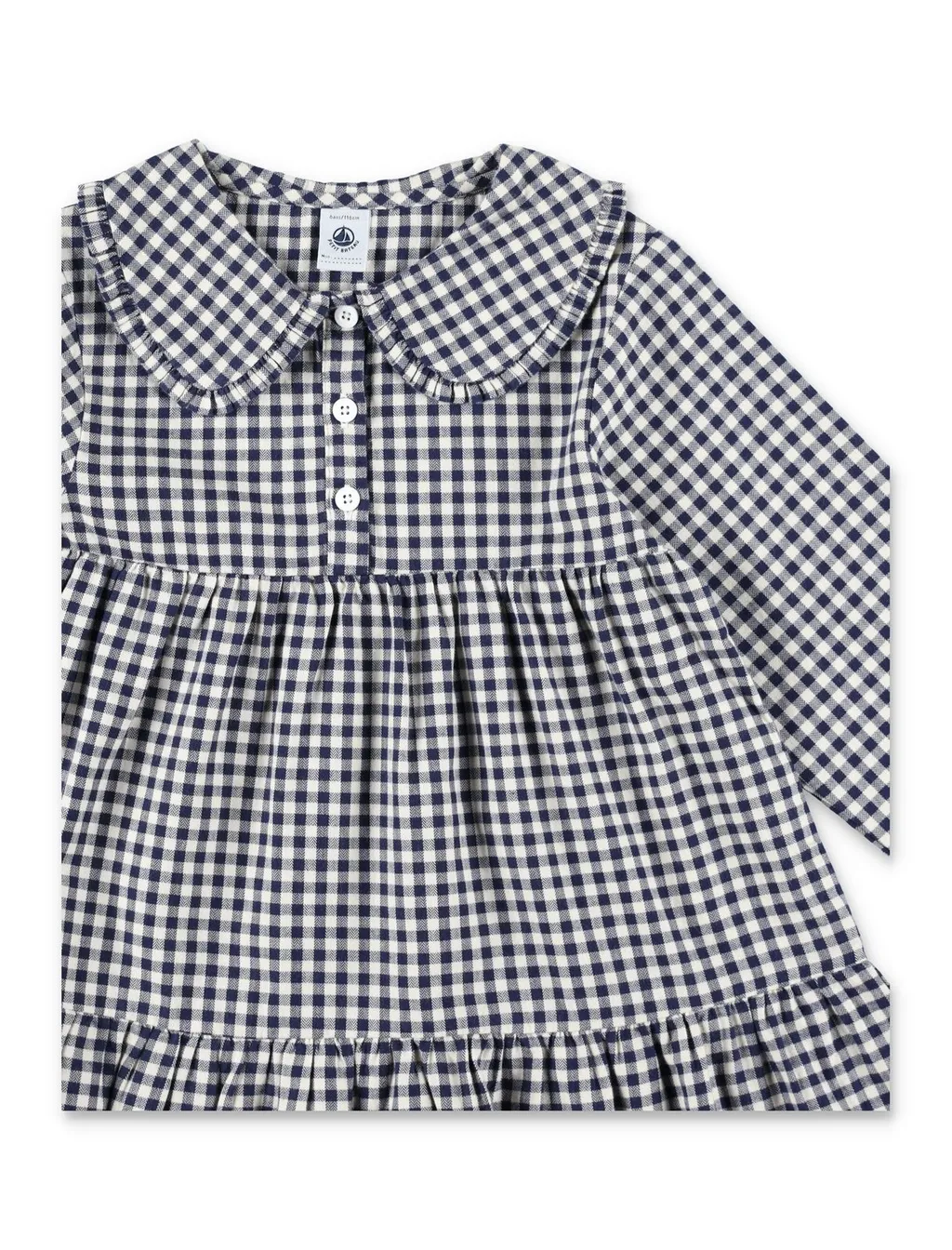 Petit Bateau Checked Flannel Dress