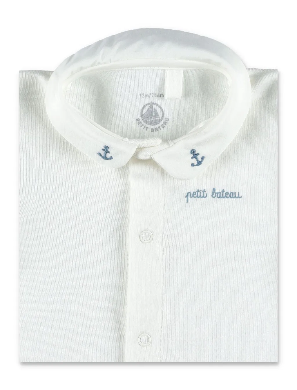 Petit Bateau Embroidered Collar Body