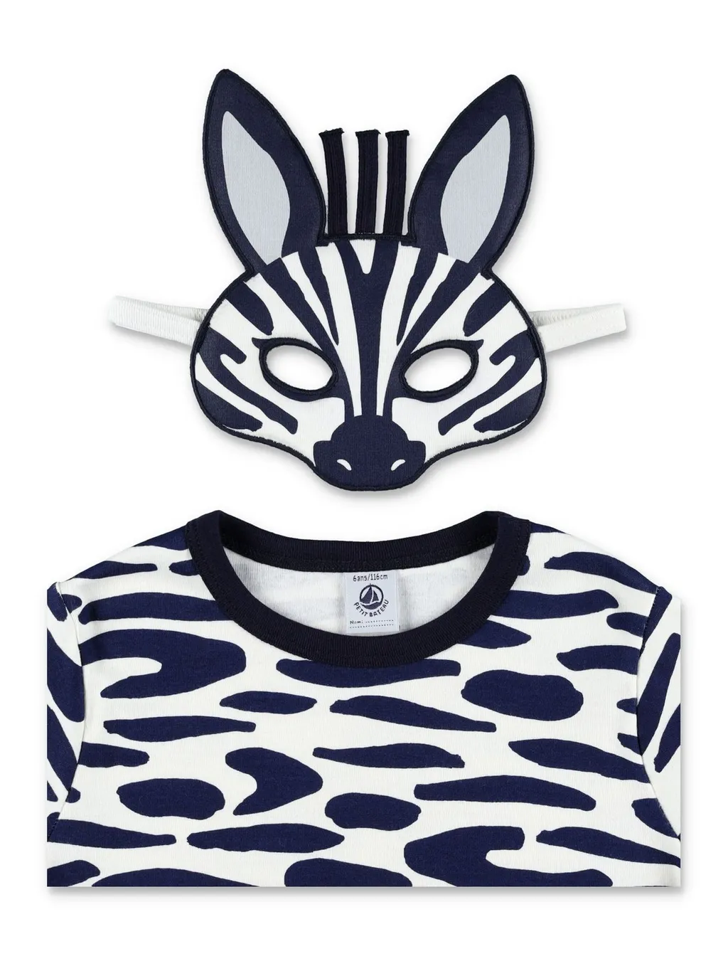 Petit Bateau Zebra Print Pyjama Set