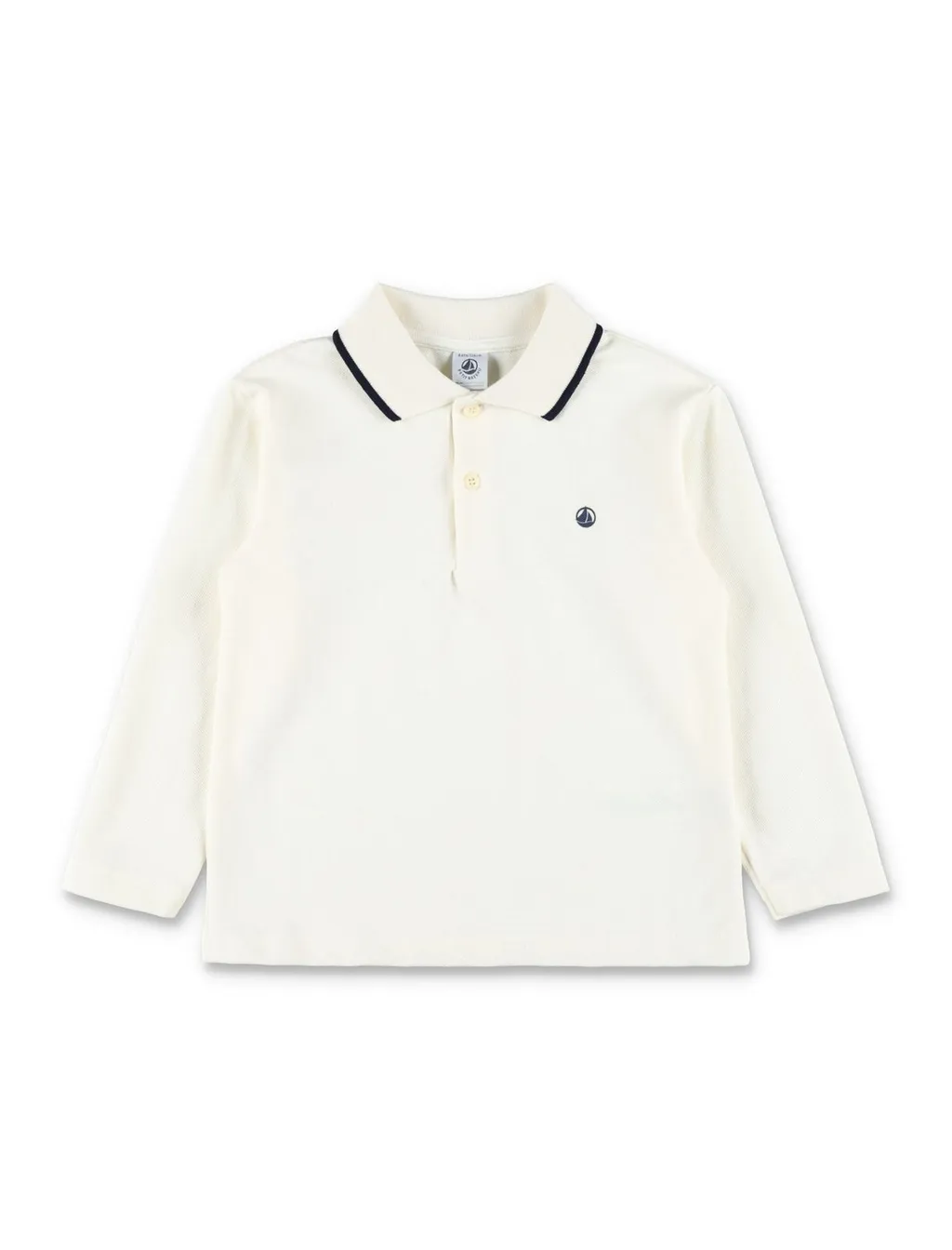 Petit Bateau Printed Long Sleeve Polo Shirts