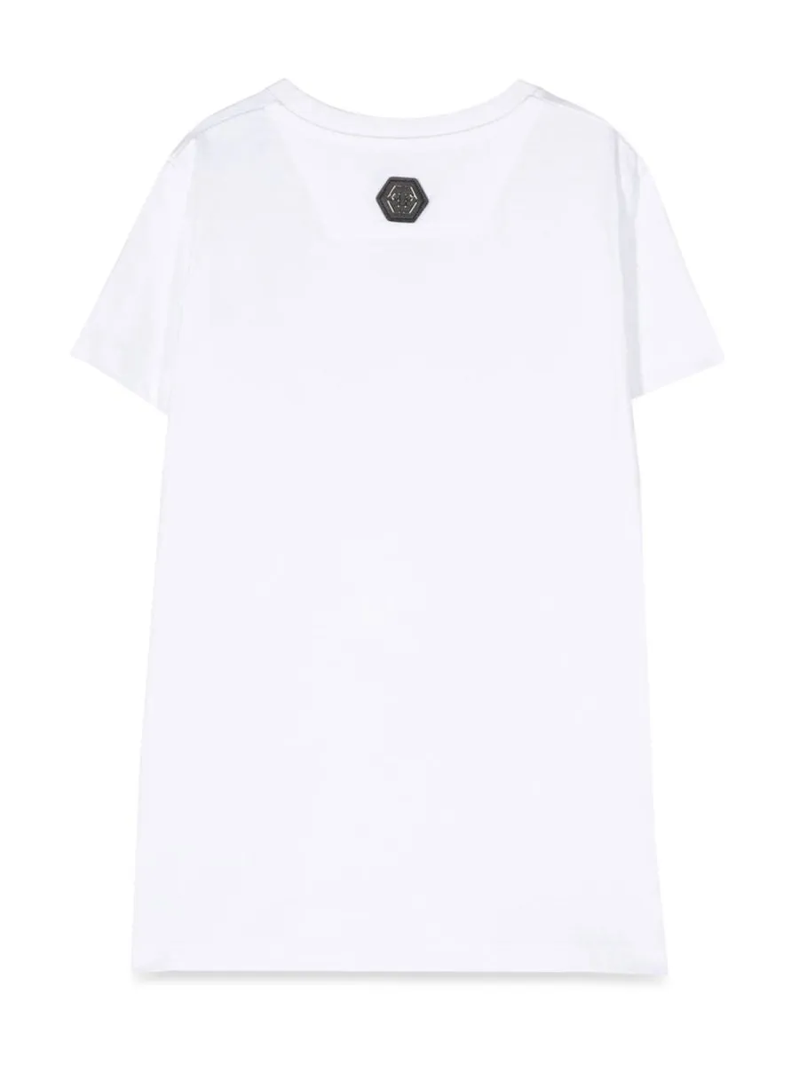 Philipp Plein Junior Maxi Skull Tee