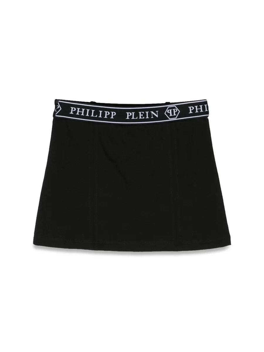 Philipp Plein Junior Stylish Short Skirt