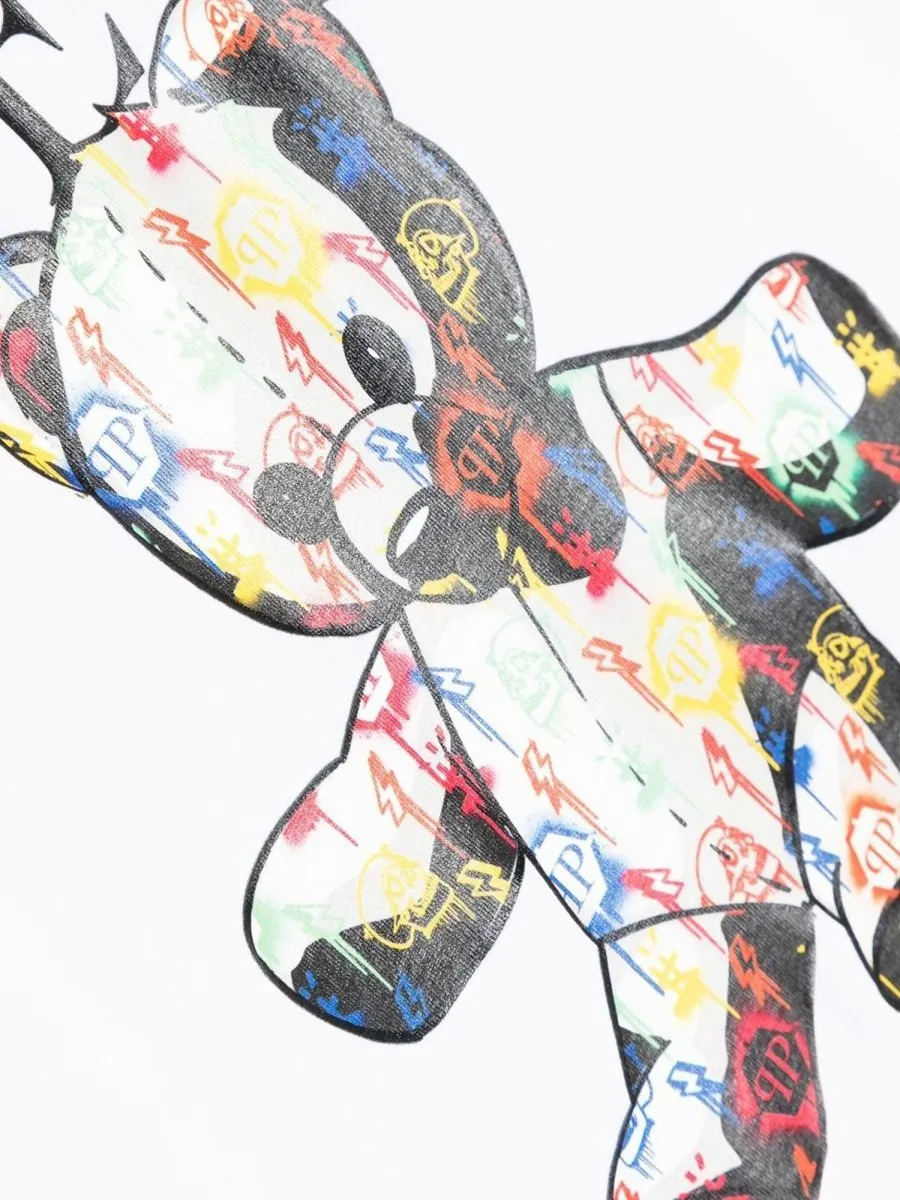 Philipp Plein Junior Oversized Bear Tee