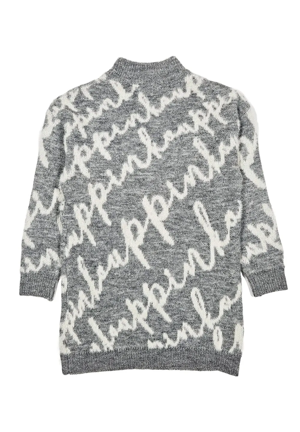 Pinko Kids Logo Intarsia Jumper