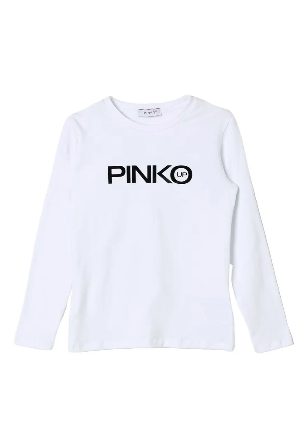 Pinko Kids Logo Printed Crew Neck Long Sleeved T-Shirt
