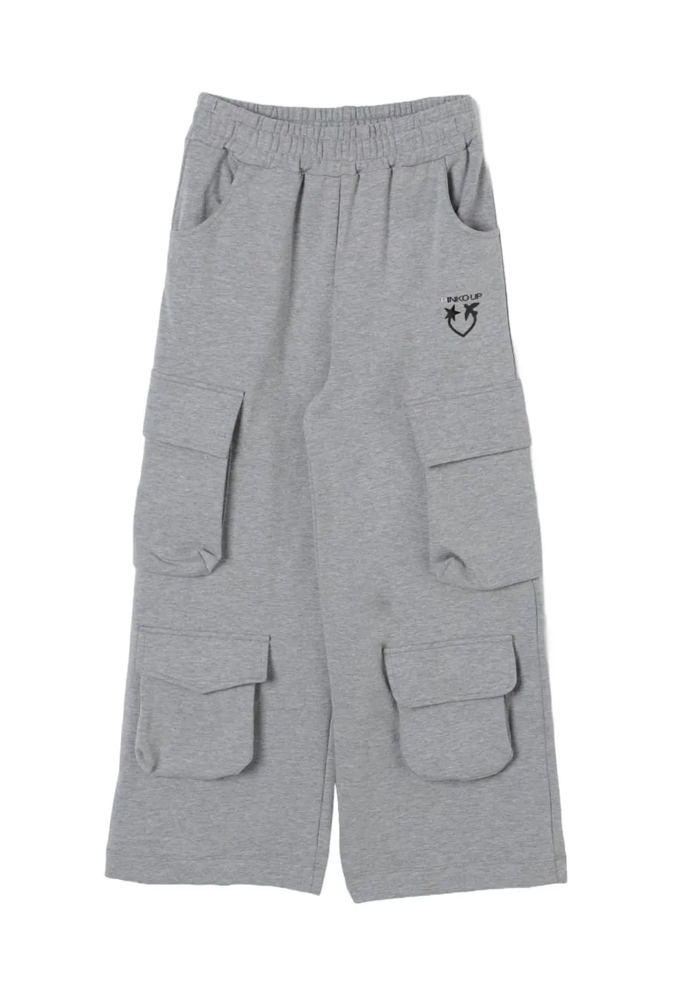 Pinko Kids Logo Printed Elasticated Waistband Trousers