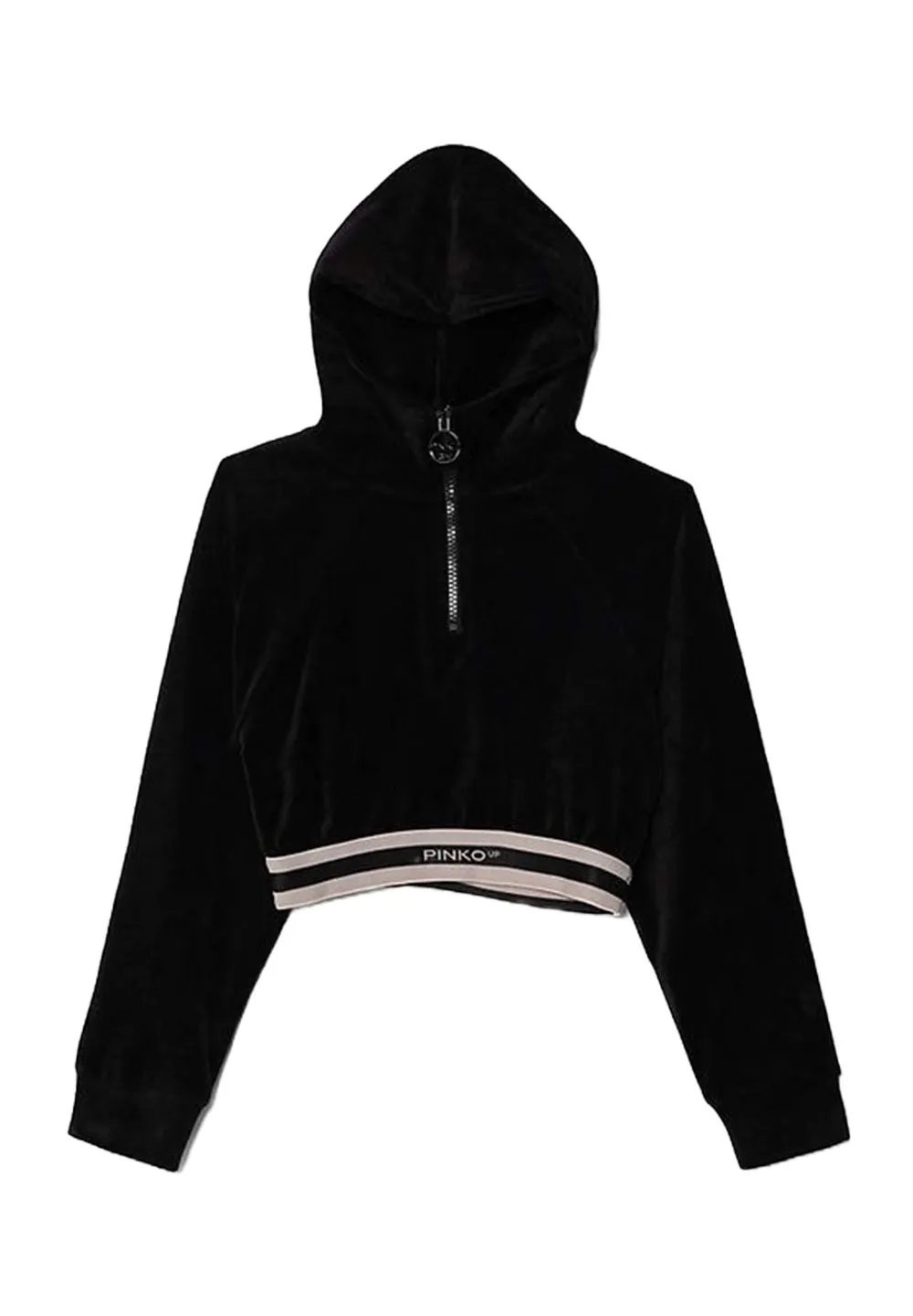 Pinko Kids Long Sleeve Zip-Up Hoodie