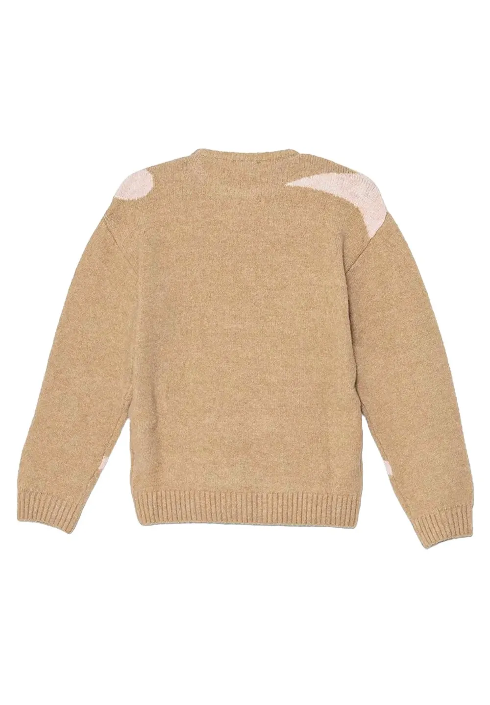 Pinko Kids Logo Intarsia Crewneck Jumper