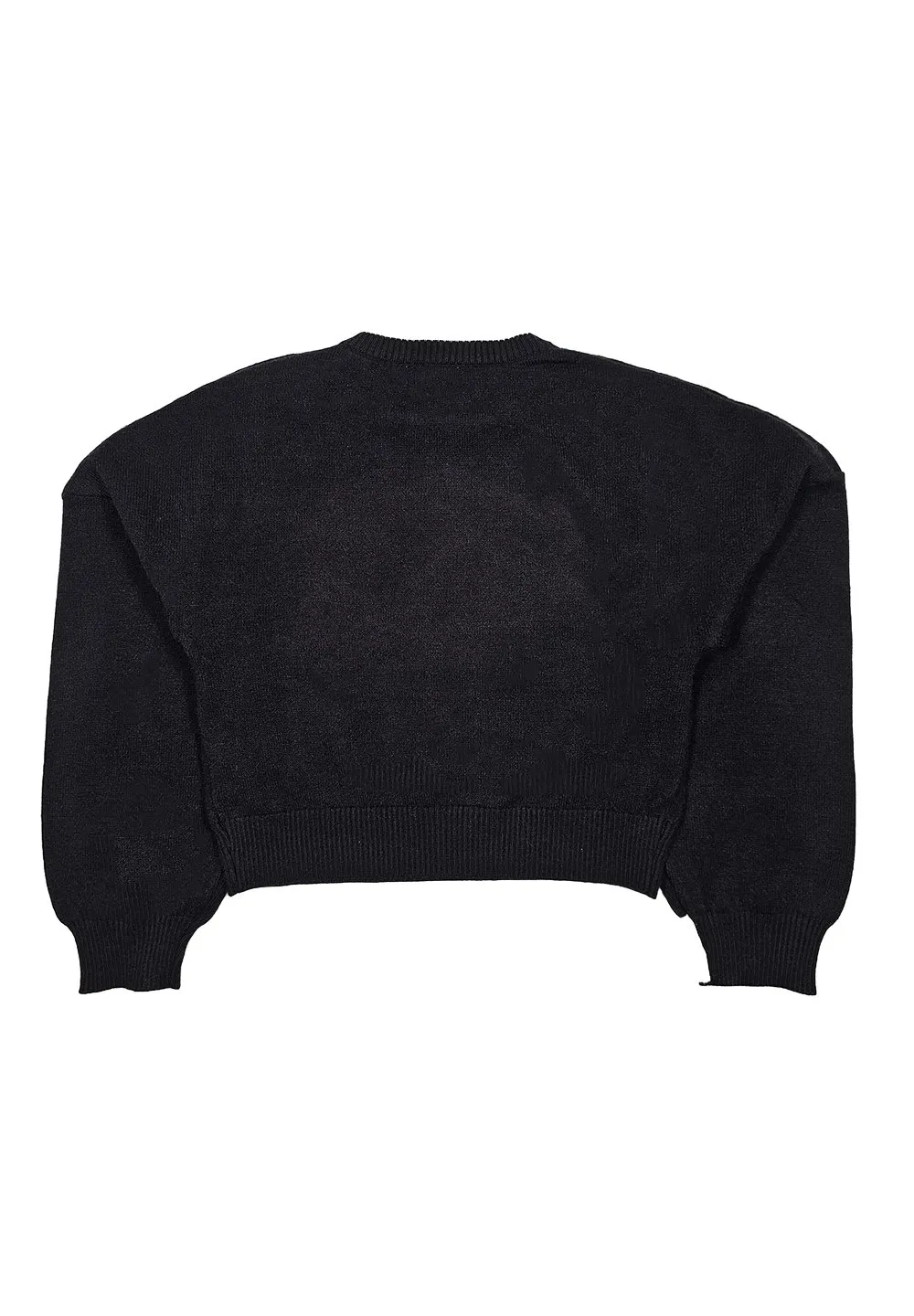Pinko Kids Logo Intarsia Crewneck Jumper