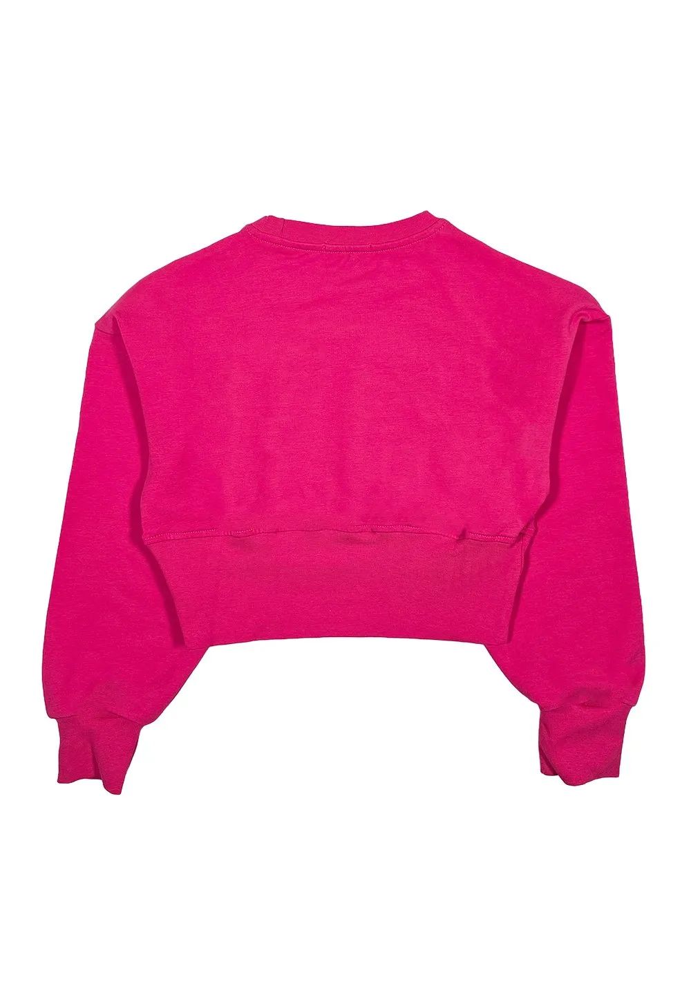 Pinko Kids Cropped Crewneck Sweatshirt