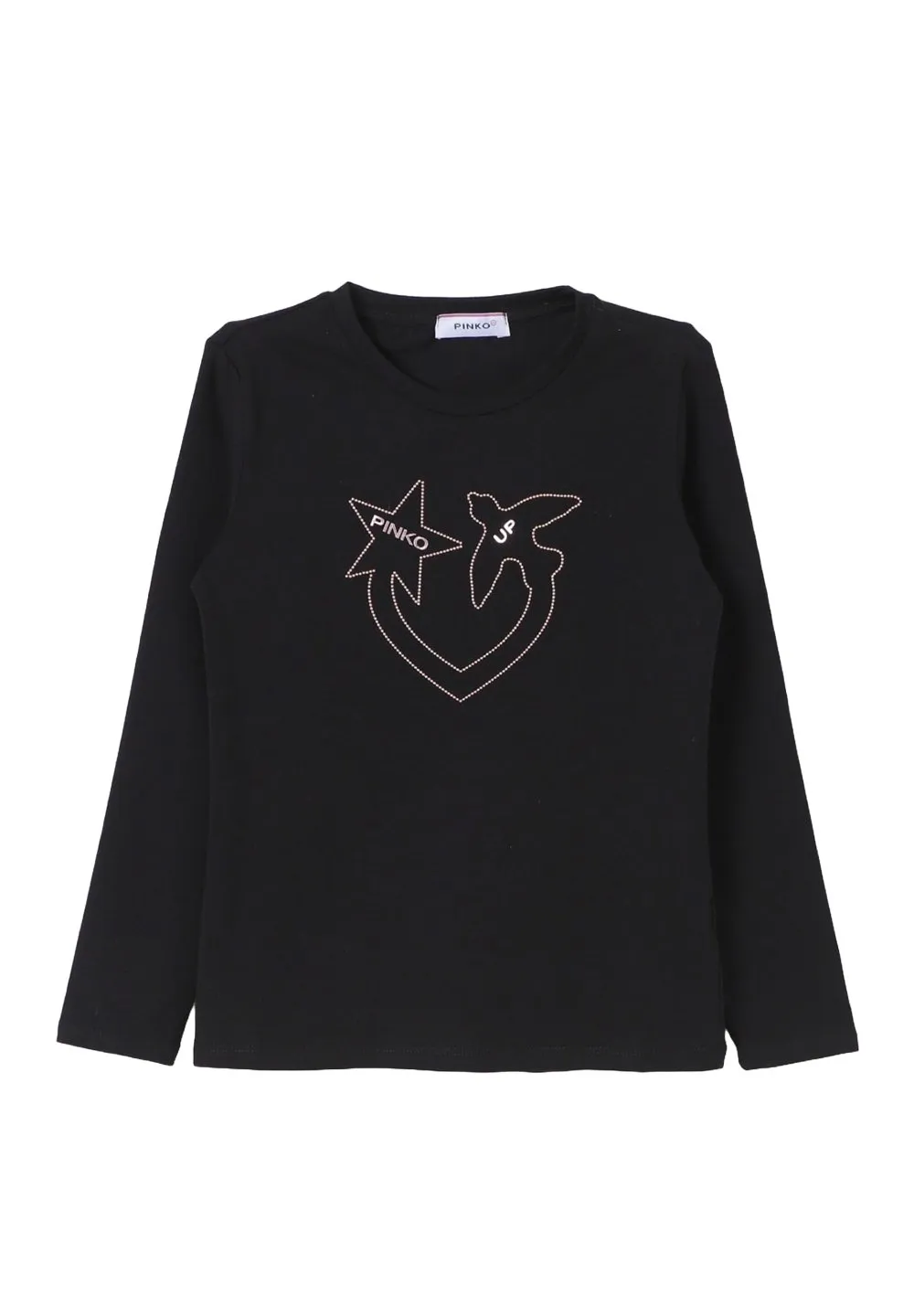 Pinko Kids Logo Printed Long Sleeve T-Shirt