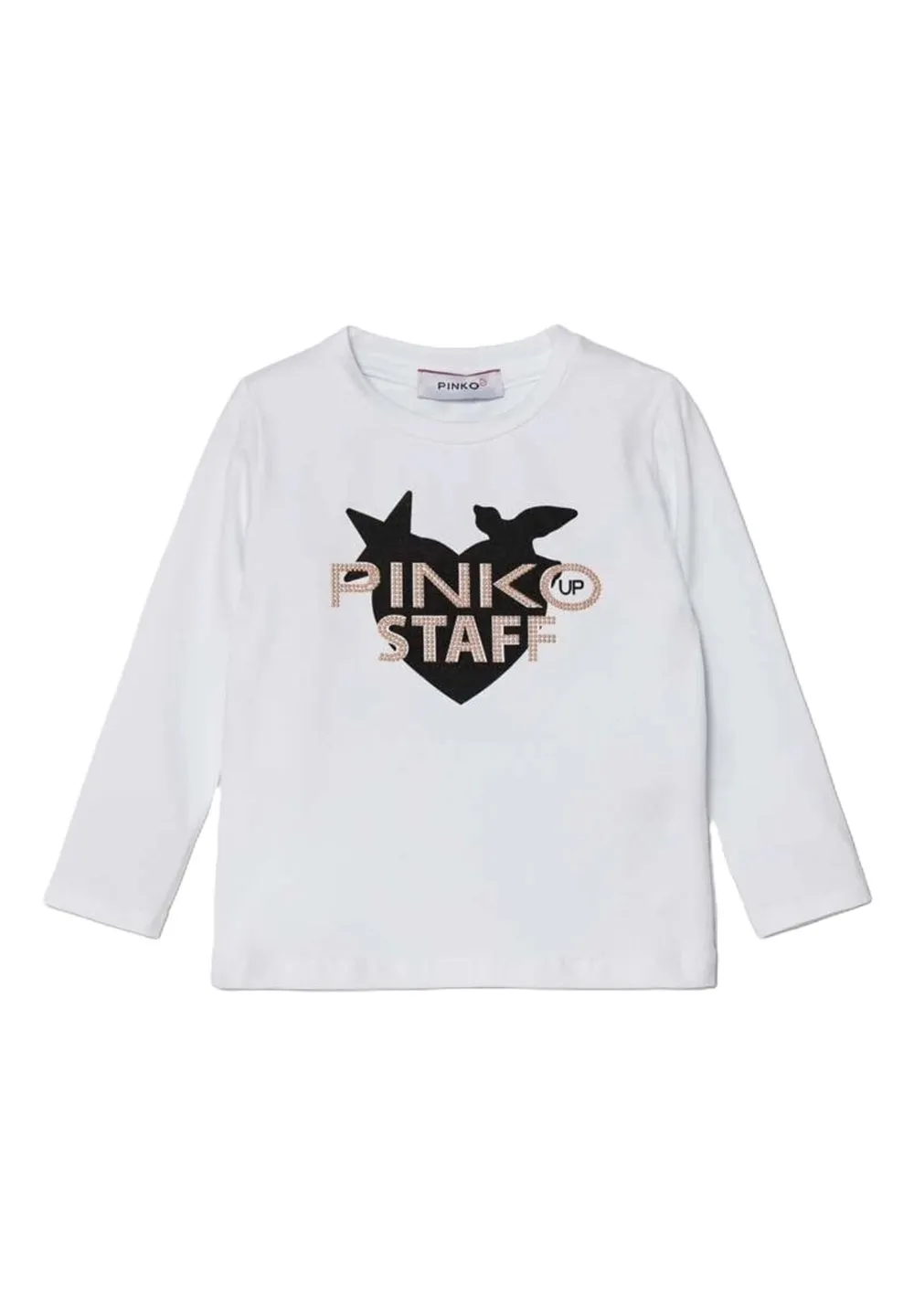 Pinko Kids Crewneck Long Sleeve T-Shirt