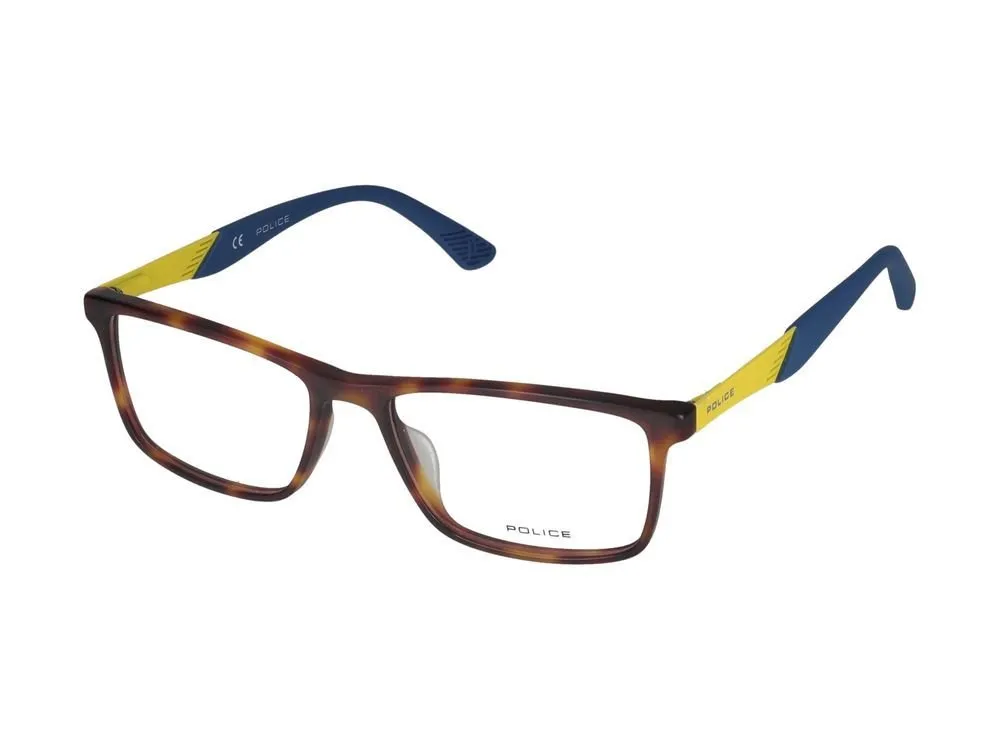 Police Rectangle Frame Glasses