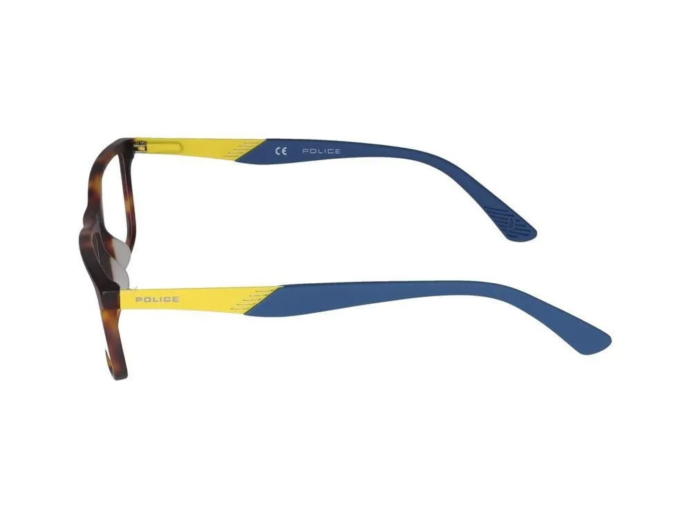 Police Rectangle Frame Glasses