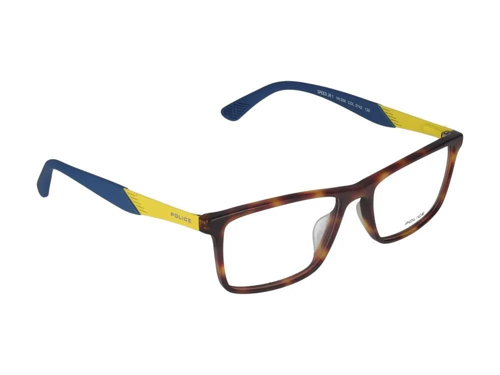 Police Rectangle Frame Glasses