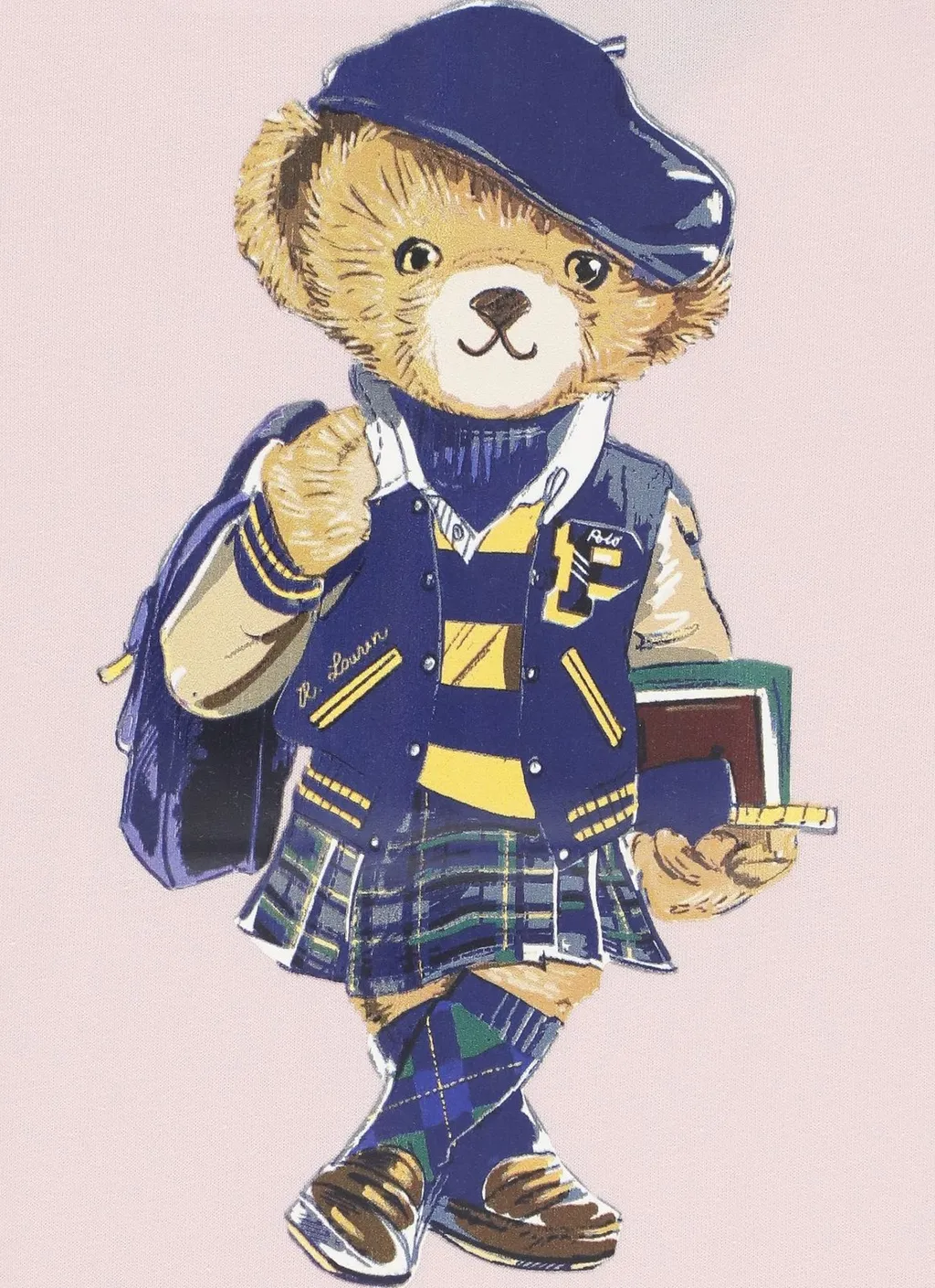 Polo Ralph Lauren Kids Bear-Printed Crewneck T-Shirt