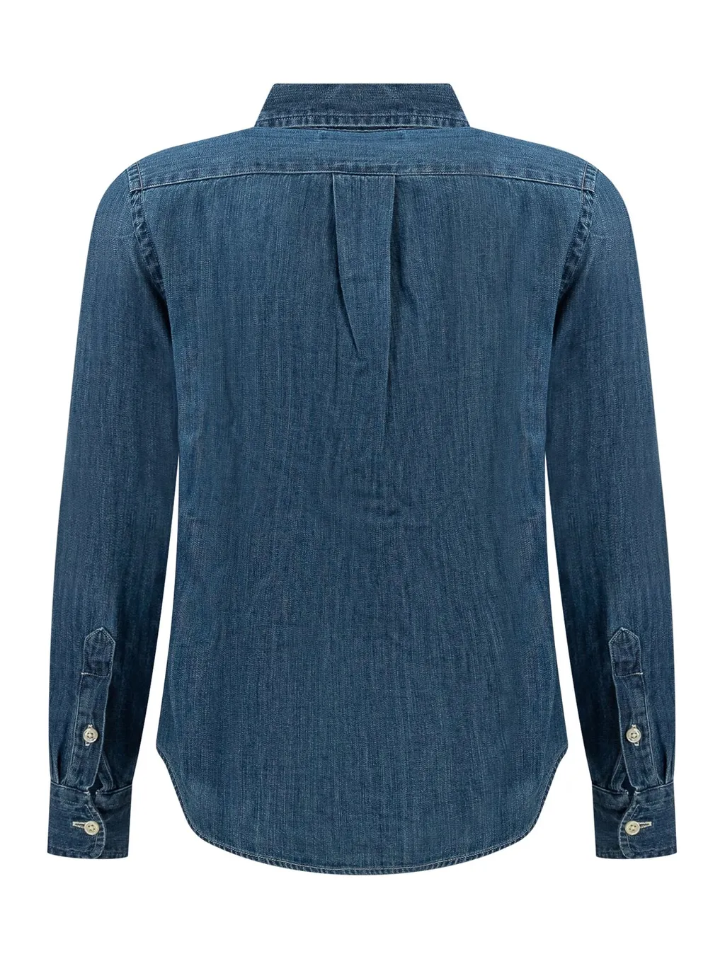 Polo Ralph Lauren Kids Polo Pony Embroidered Buttoned Denim Shirt