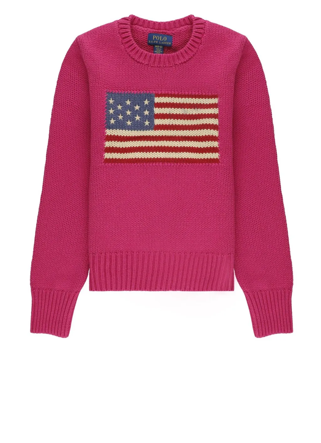 Polo Ralph Lauren Kids Flag Intarsia Crewneck Knitted Jumper