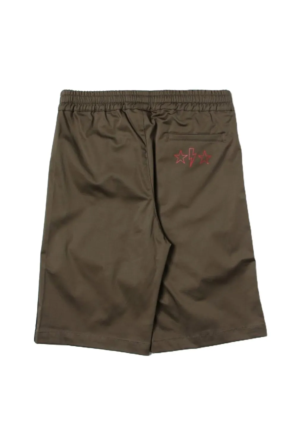 Neil Barrett Kids Logo Printed Elasticated-Waistband Shorts
