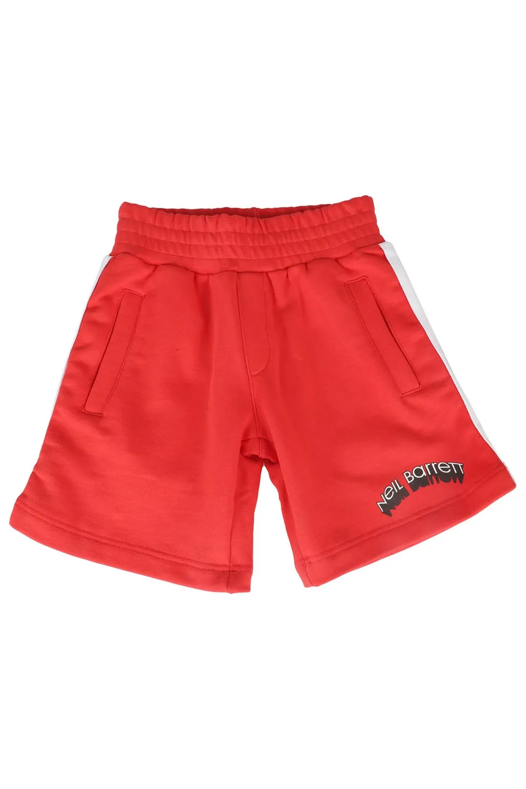 Neil Barrett Kids Logo-Printed Elasticated Waistband Shorts