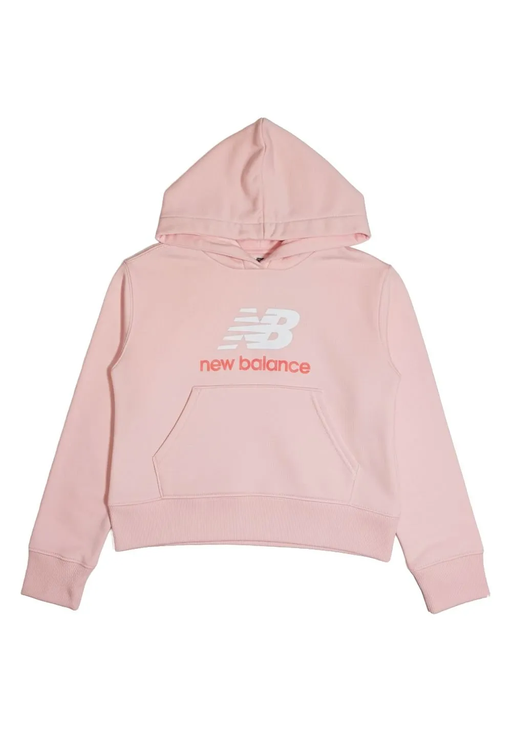 New Balance Kids Ft Stacked Logo Hoodie