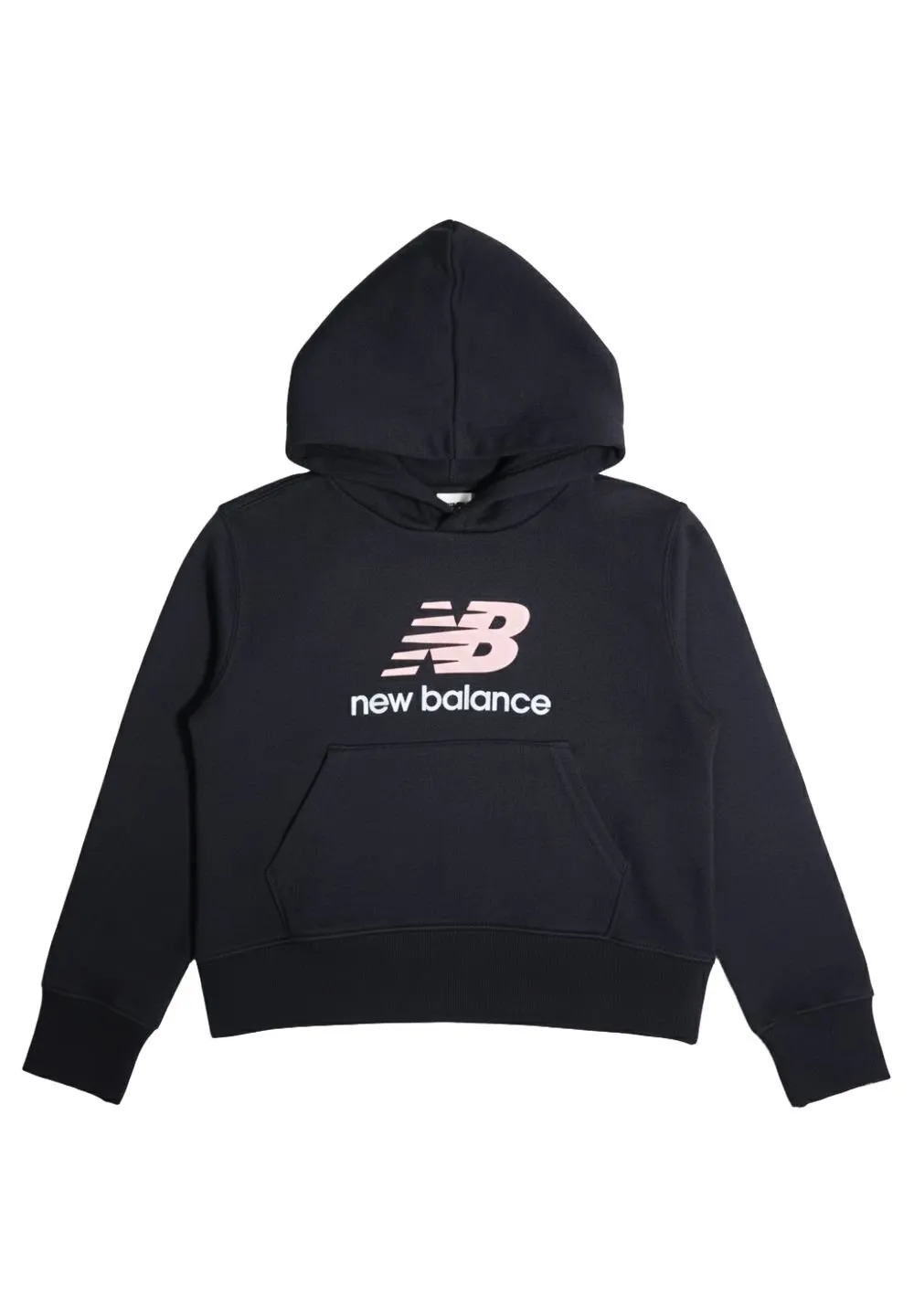 New Balance Kids Ft Stacked Logo Hoodie