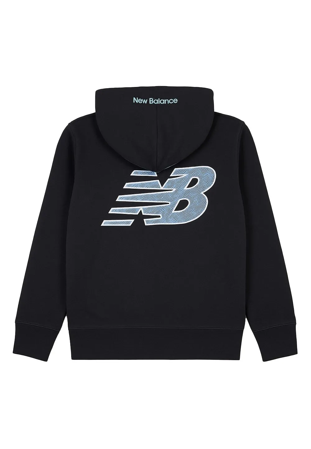 New Balance Kids Logo Printed Long-Sleeved Hoodie