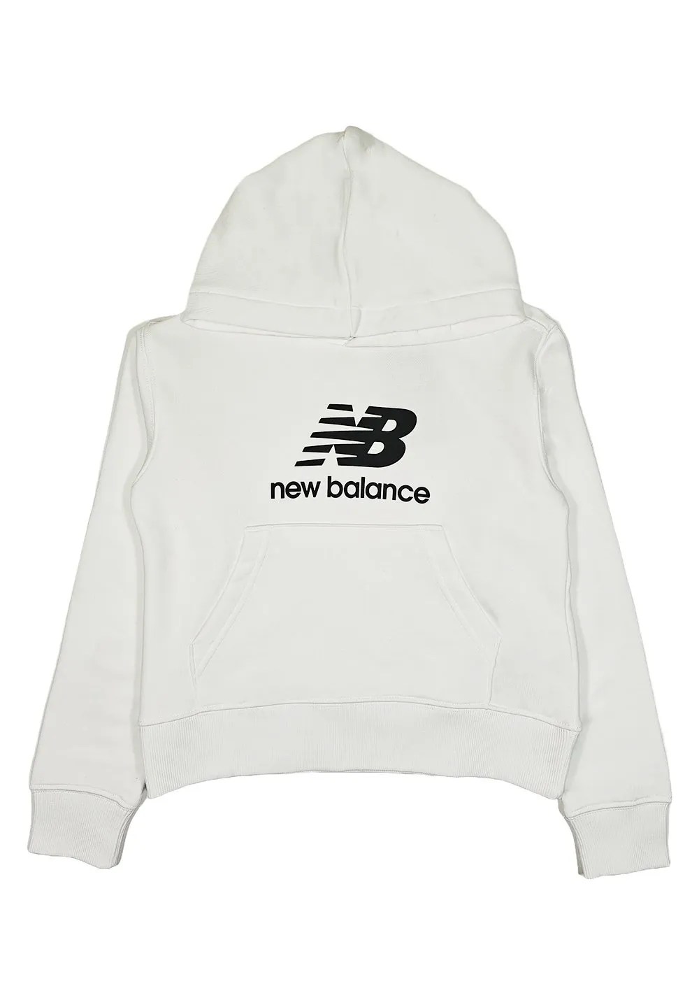 New Balance Kids Long-Sleeved Logo Printed Hoodie